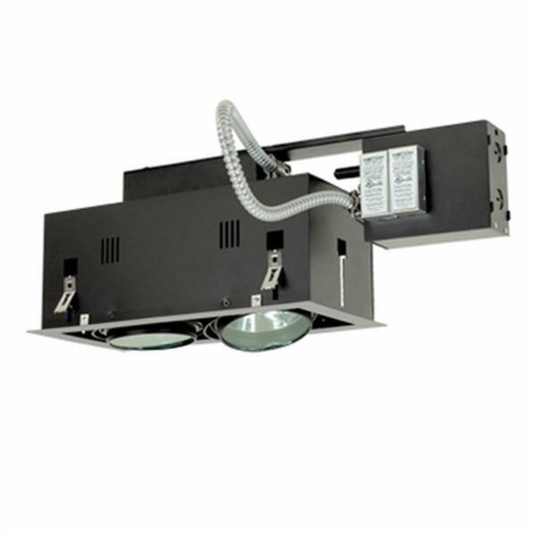 Jesco Lighting Group 2 - Light Double Gimbal Linear Recessed Fixture Low Voltage MGRA175-2ESB